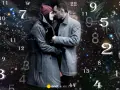 Para zakochanych w otoczeniu liczb, gdzie 1 i 8 numerologia splatają się z kosmicznym tłem.
