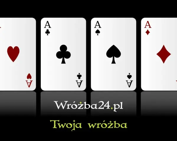 Cztery asy: kier, karo, pik i trefl. Poznaj znaczenie kart klasycznych i odkryj swoją wróżbę na Wróżba24.pl.